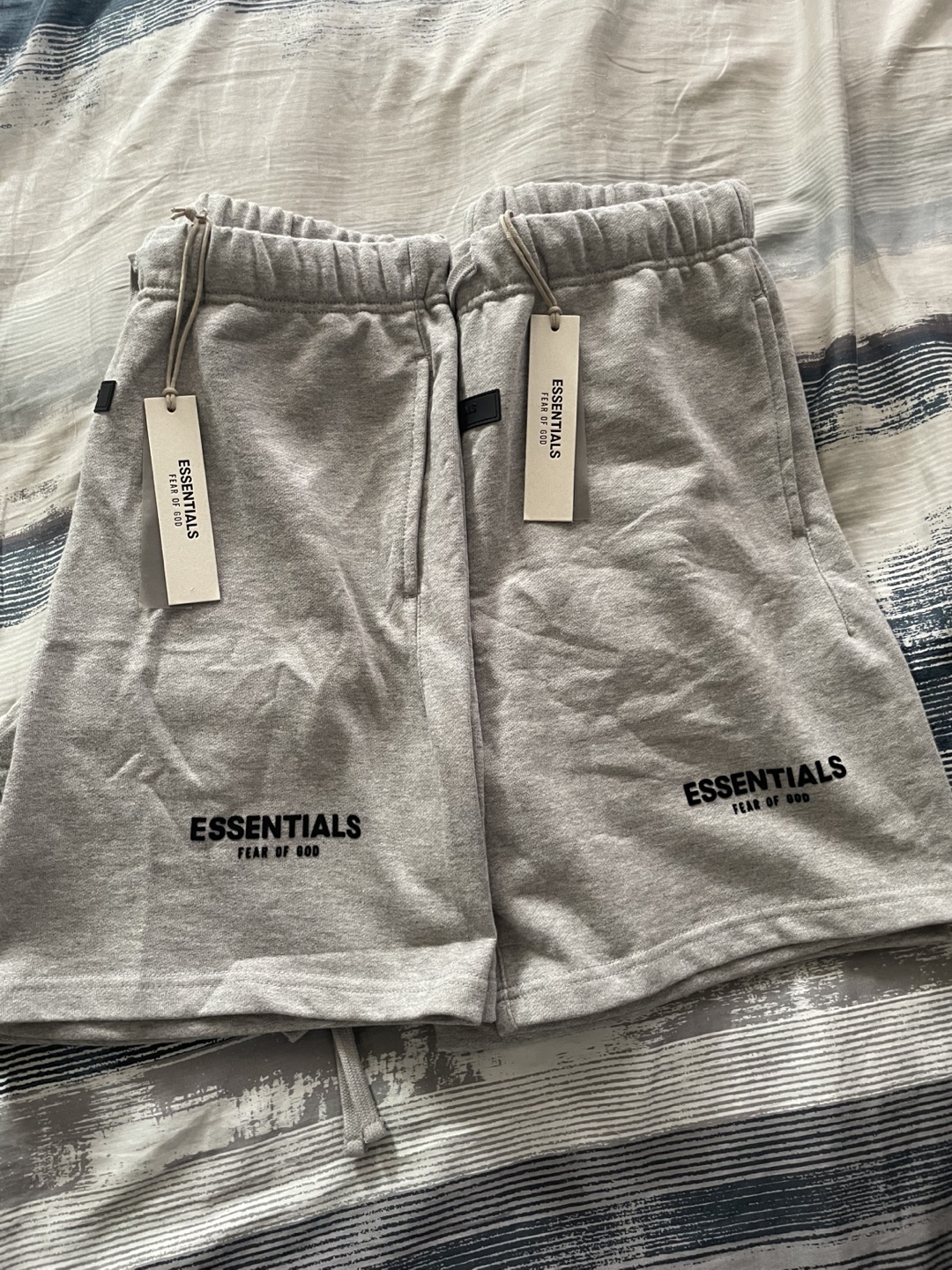 Fear of God Essentials Grey Sweat Shorts Size M - photo 3