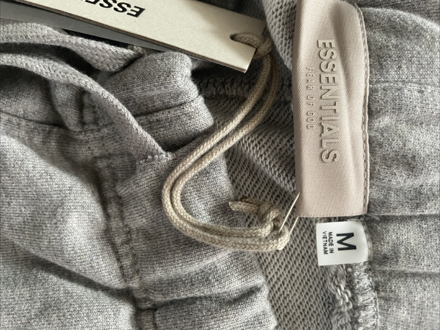Fear of God Essentials Grey Sweat Shorts Size M - photo 4