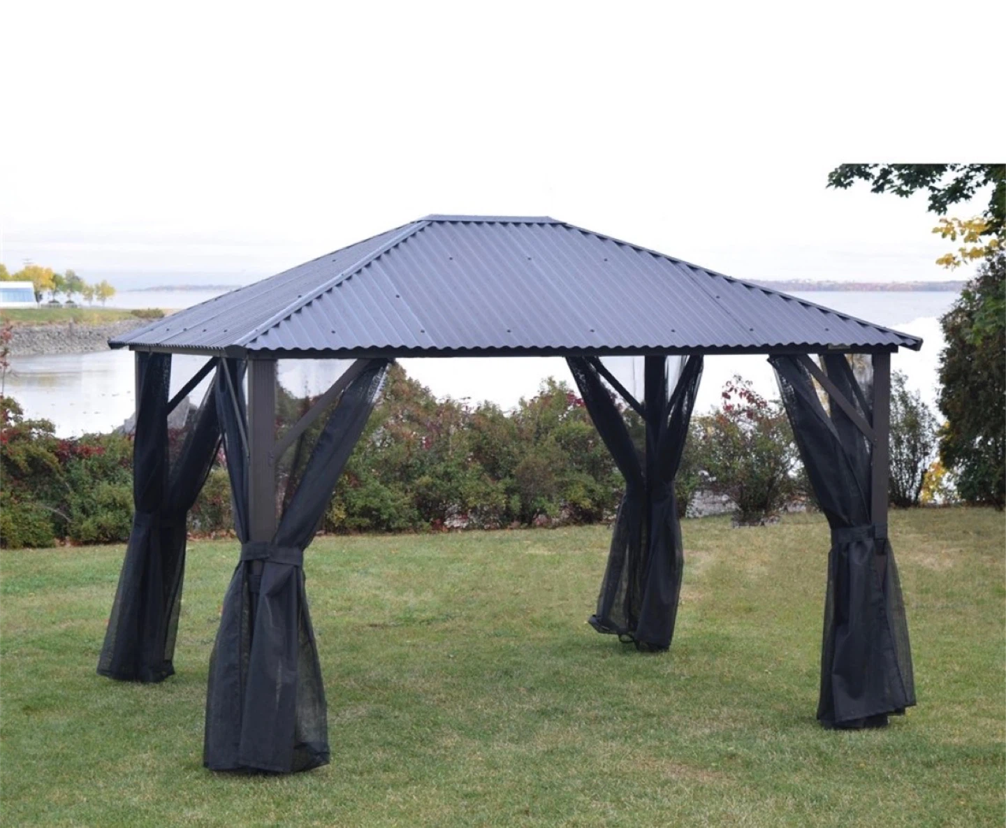 Gazebo Mosquito Netting for 4 Sides with Zippers - photo 4
