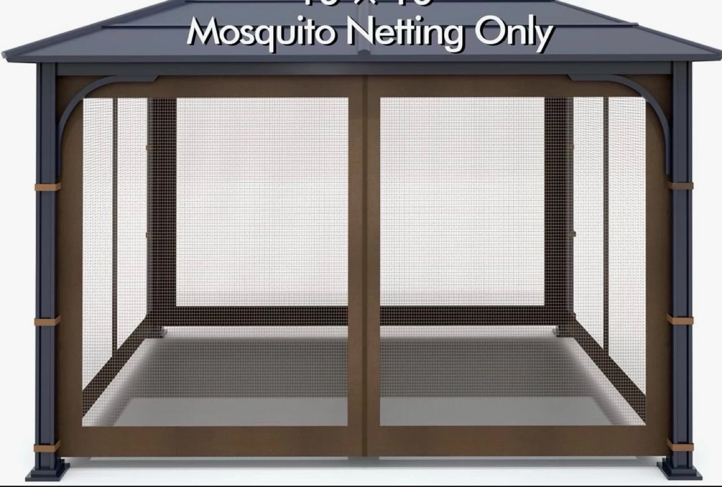 Gazebo Mosquito Netting for 4 Sides with Zippers - photo 3