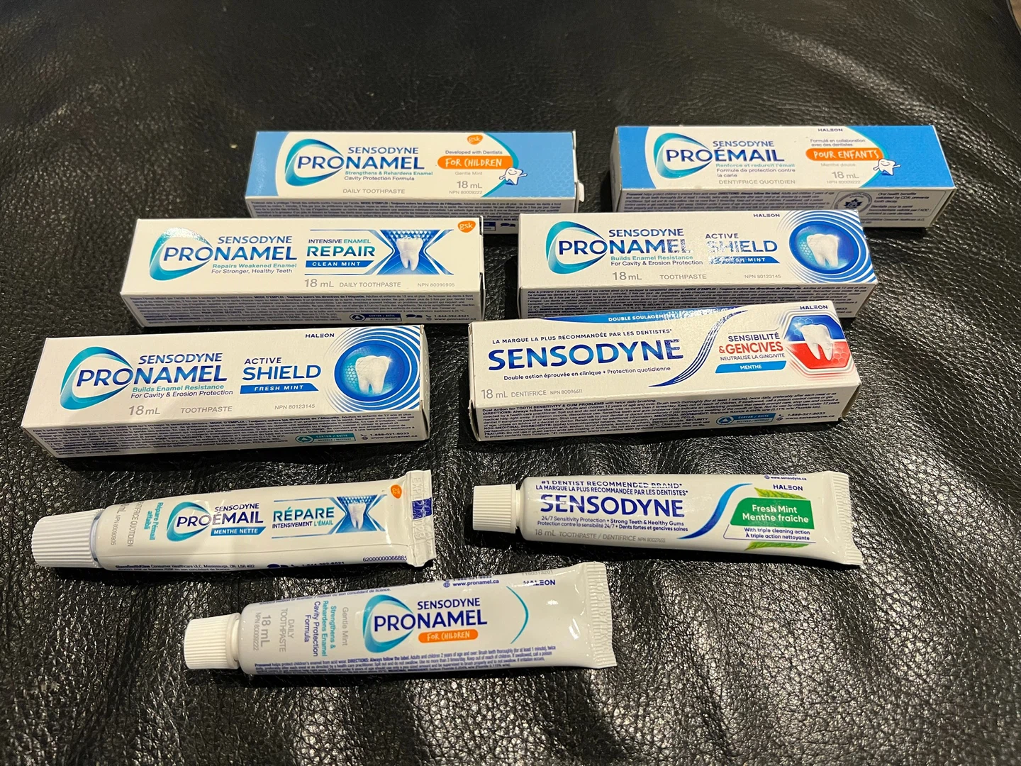 Travel Toothpaste Bundle of 9 (Various Types)