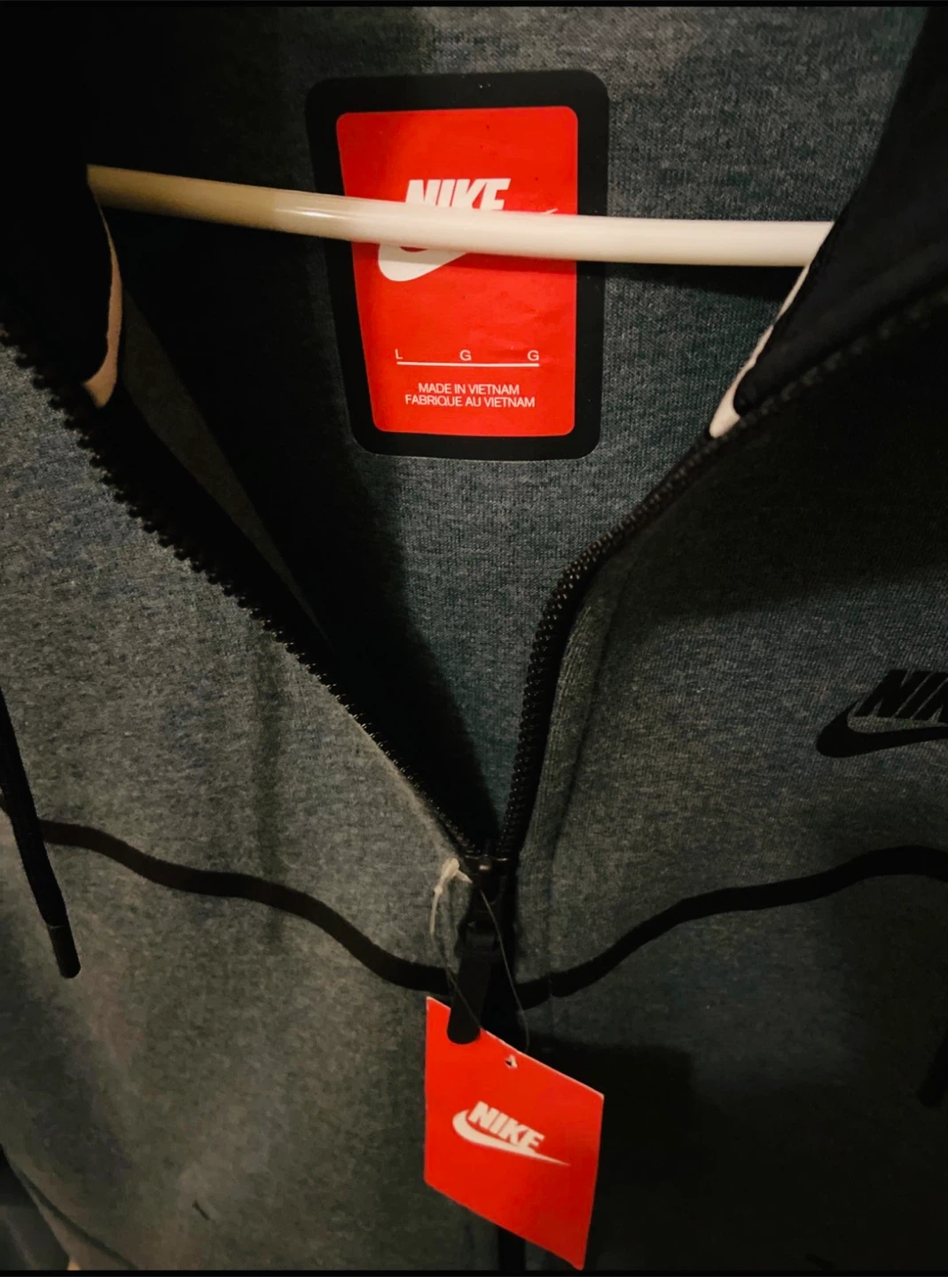 Nike Tech Fleece Full-Zip Hoodie (L) - photo 2