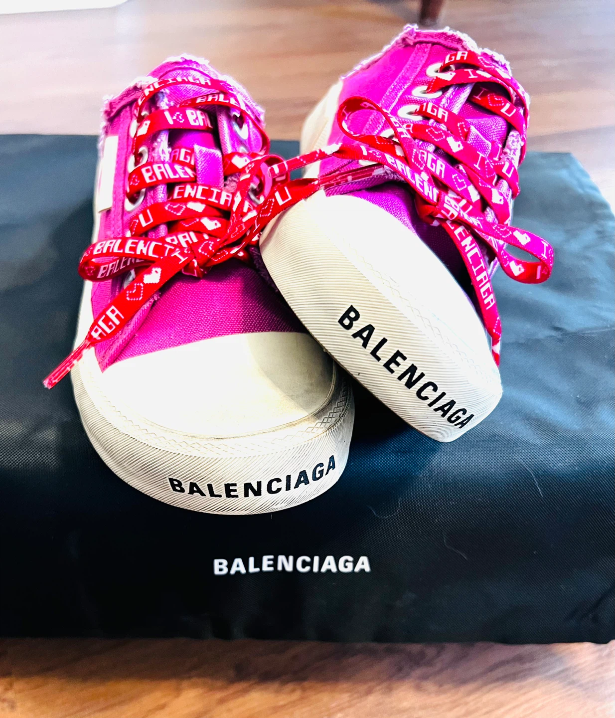 Authentic Balenciaga Magenta Mule Sneakers - photo 3
