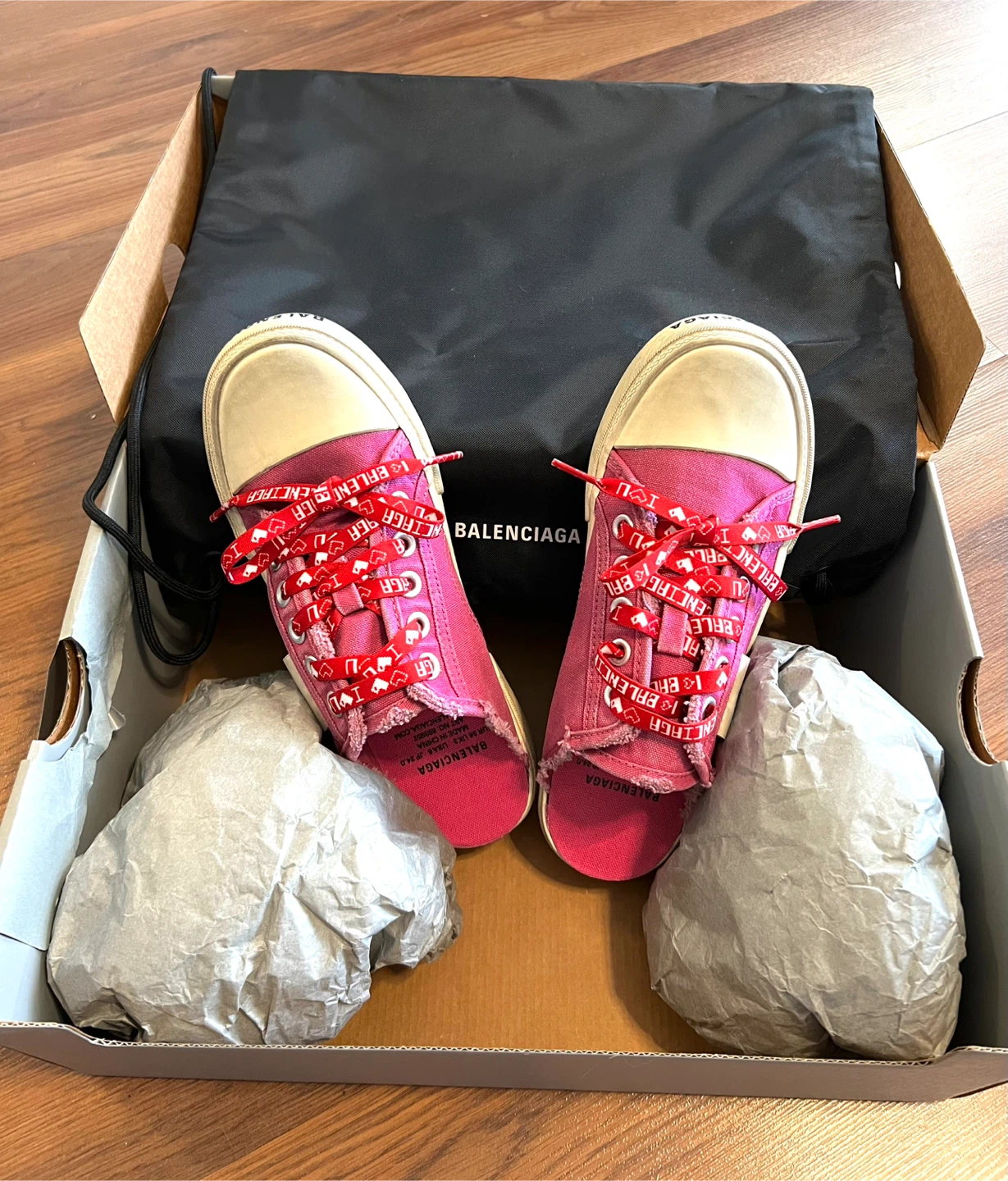 Authentic Balenciaga Magenta Mule Sneakers - photo 4