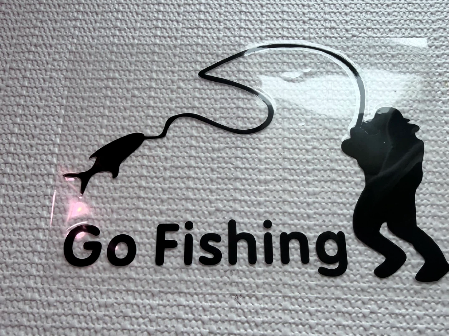 GO FISHING 4 x 6” Sticker