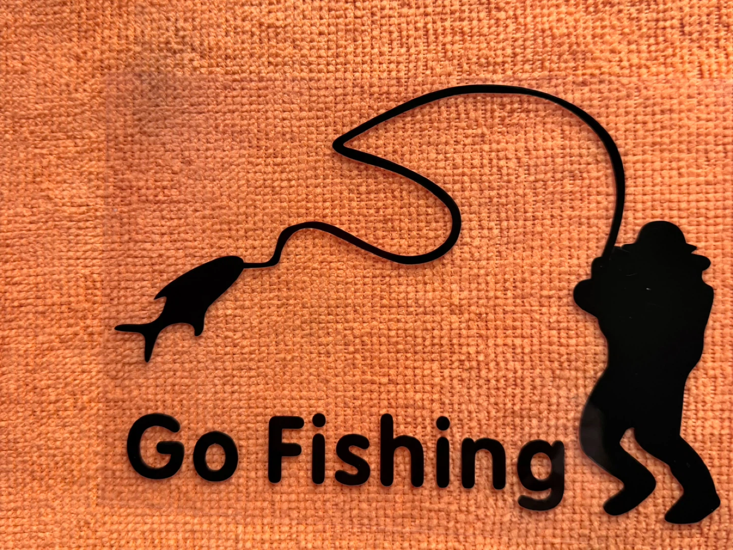 GO FISHING 4 x 6” Sticker - photo 2