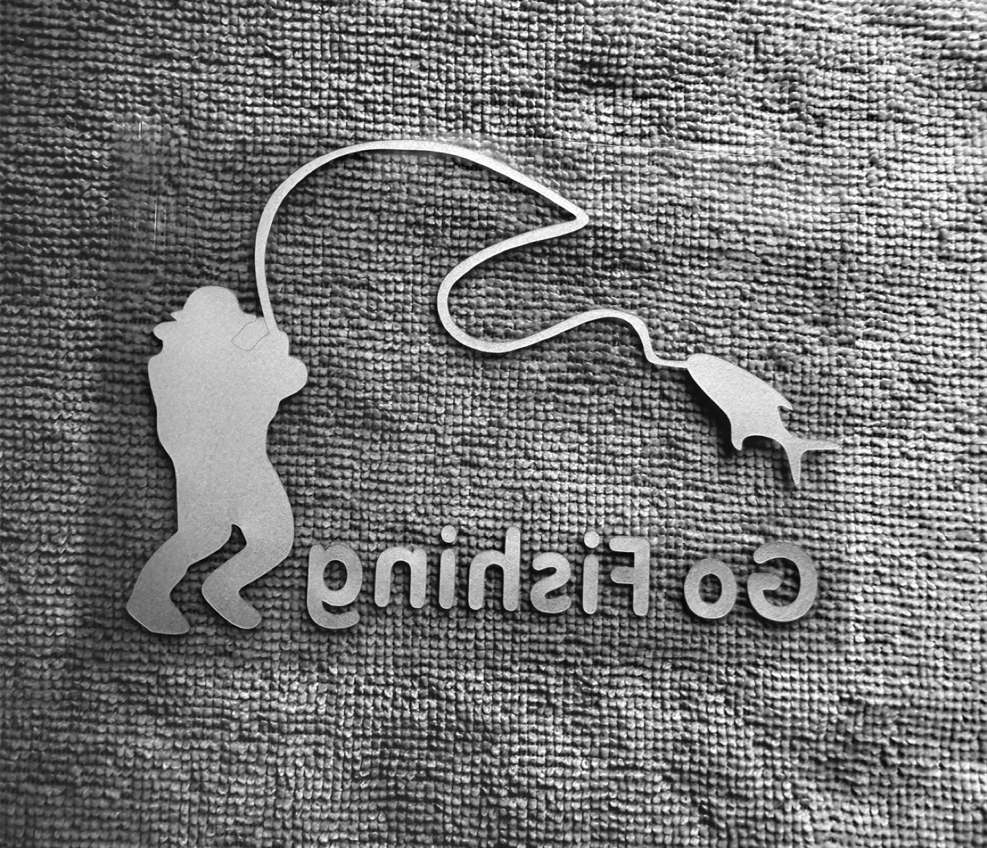 GO FISHING 4 x 6” Sticker - photo 3