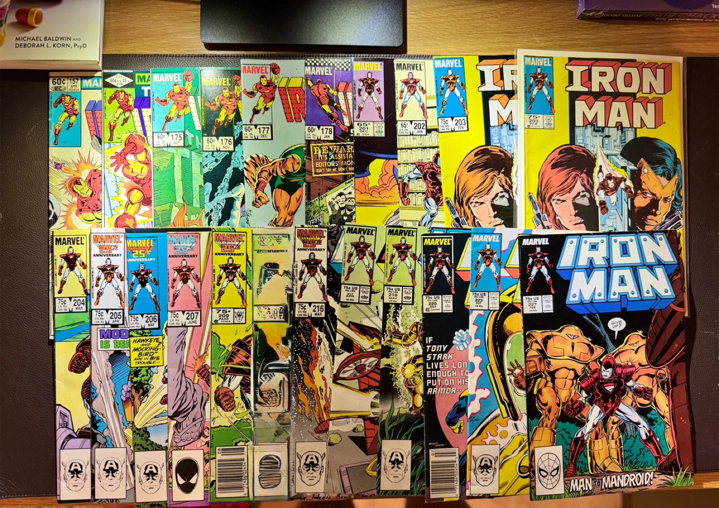 Marvel Iron Man Comic Books Lot 22 books