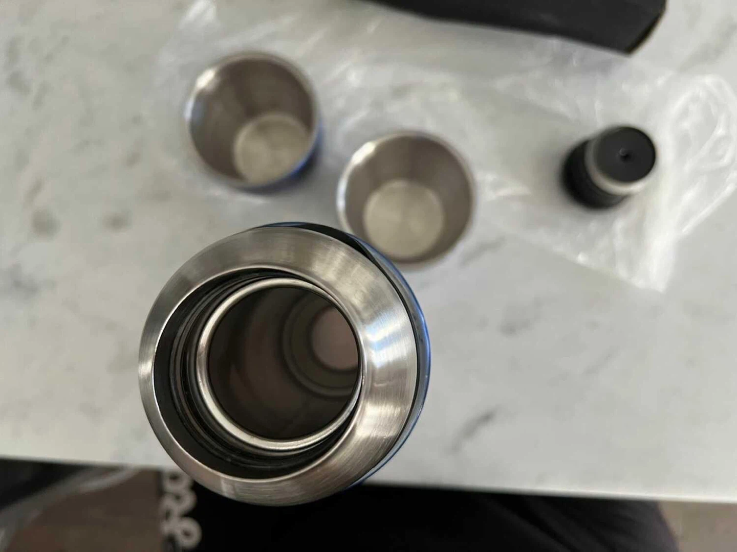 BNIB Stainless Steel Thermos with 2 Cups - photo 4