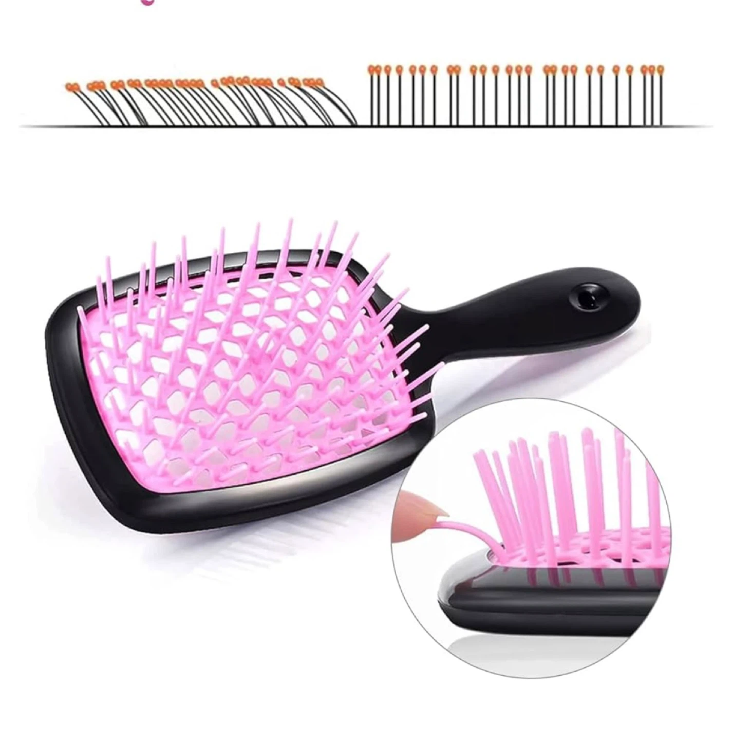 Brand new Superbrush Plus Detangling Hair Brush - Black/Rose - photo 2