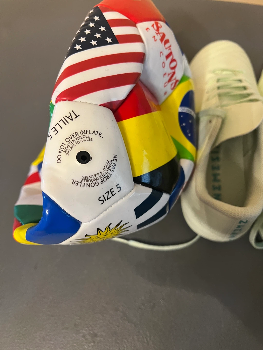 Adidas Soccer Cleats and Flag Soccer Ball - photo 5
