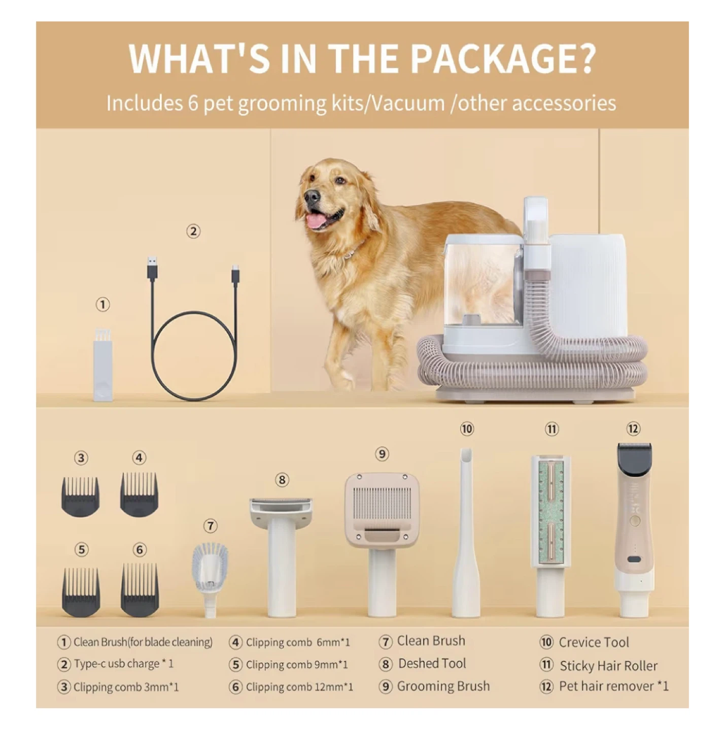 Pet Grooming Vacuum Kit – Brand New - photo 2