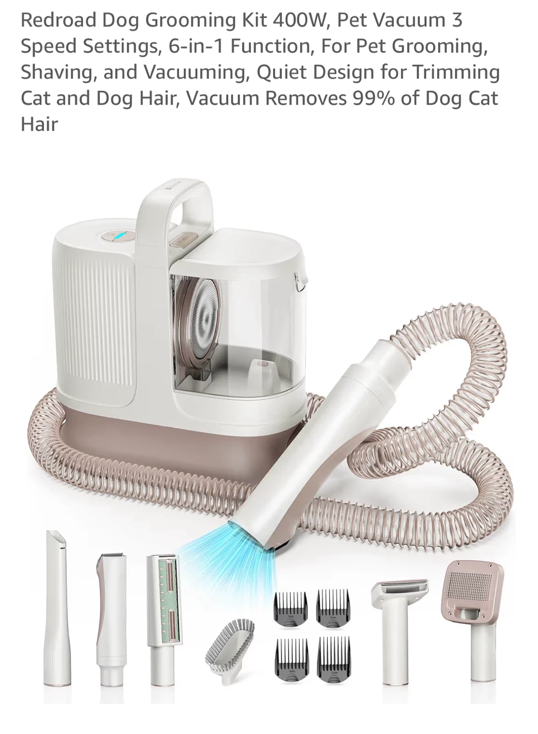 Pet Grooming Vacuum Kit – Brand New