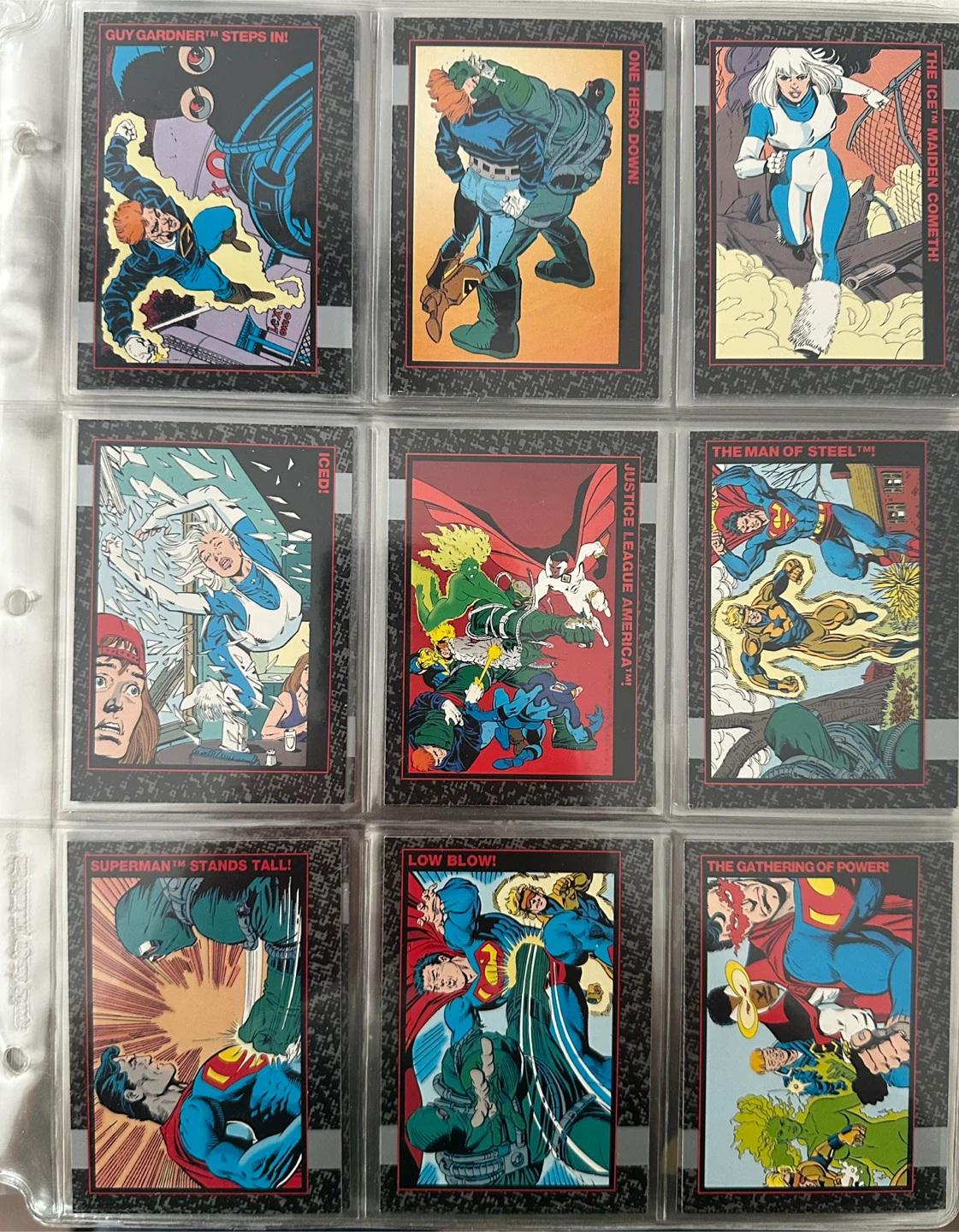 1992 DC DOOMSDAY “DEATH OF SUPERMAN” COMPLETE TRADING CARD SET - photo 2