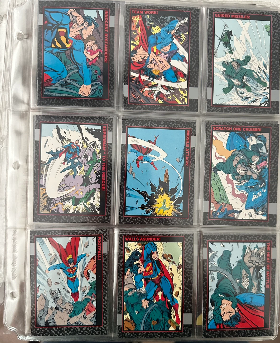 1992 DC DOOMSDAY “DEATH OF SUPERMAN” COMPLETE TRADING CARD SET - photo 4