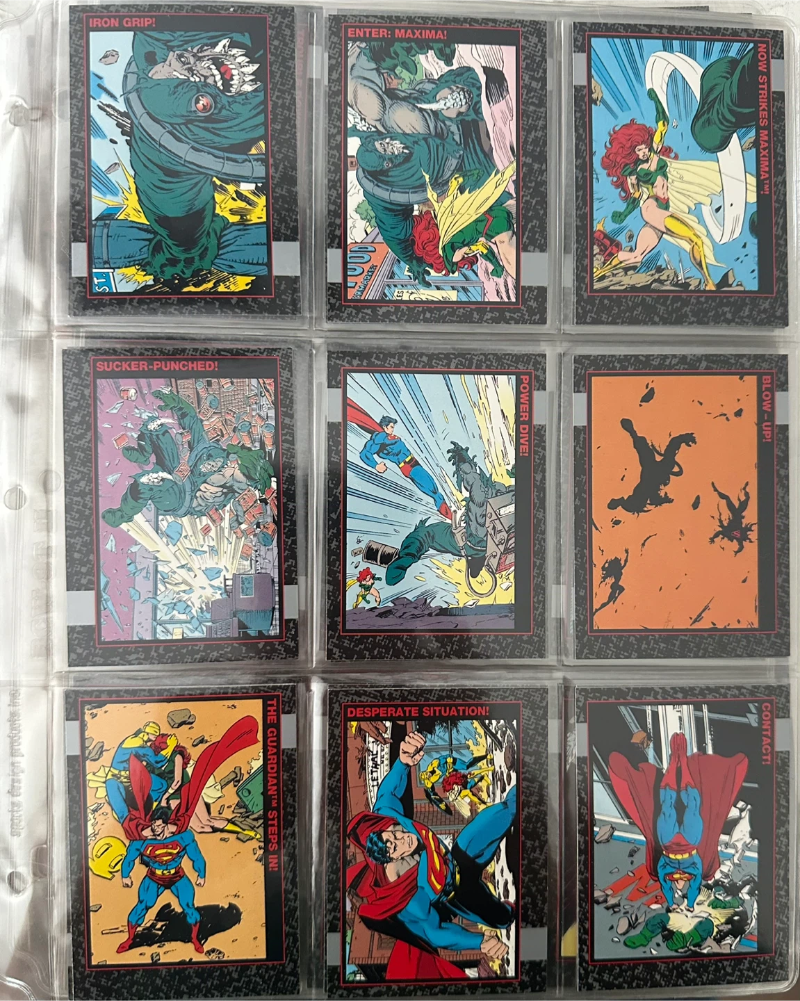 1992 DC DOOMSDAY “DEATH OF SUPERMAN” COMPLETE TRADING CARD SET - photo 5
