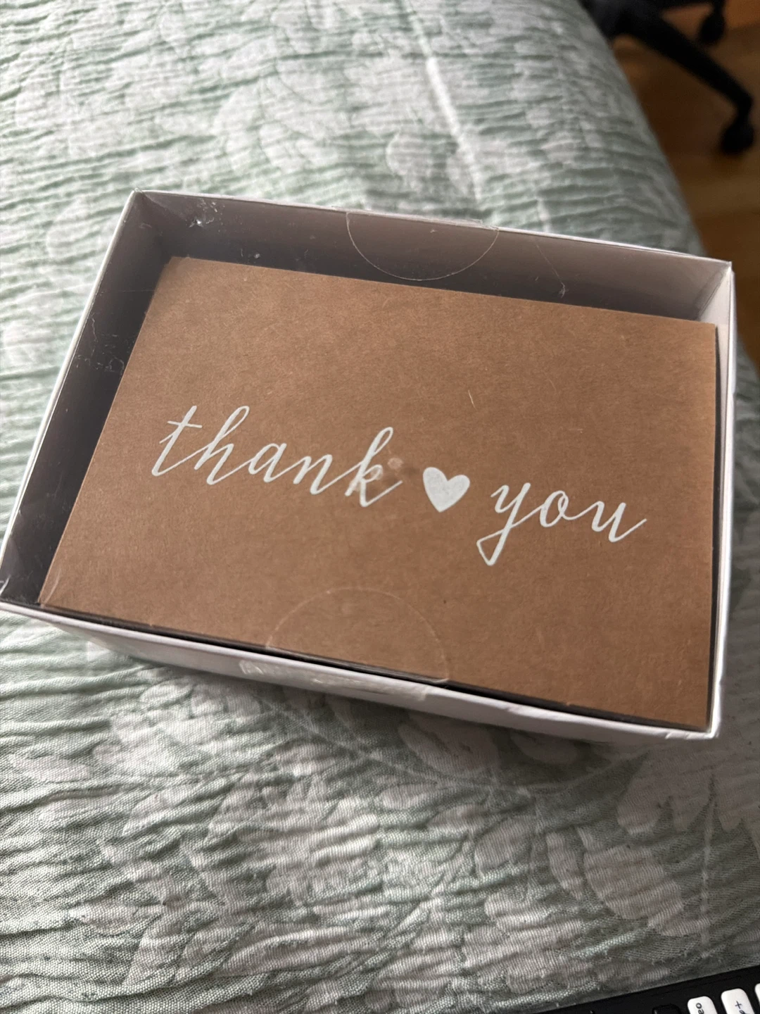 Thank you cards with envelopes