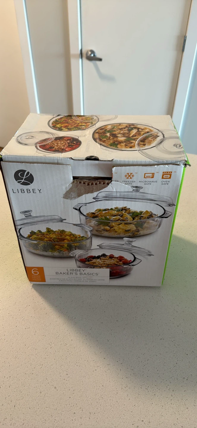 Libbey Glass Casserole Dish with Lid