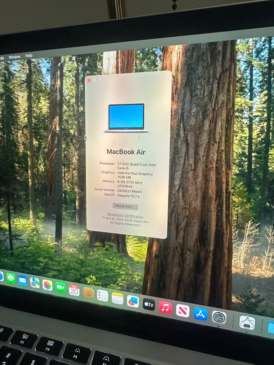 MacBook Air | i5 | 8GB RAM | 500GB SSD | W/ Mac Charger - photo 3