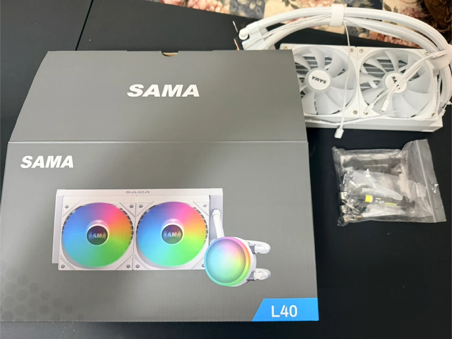 SAMA White CPU All In One Liquid Cooler