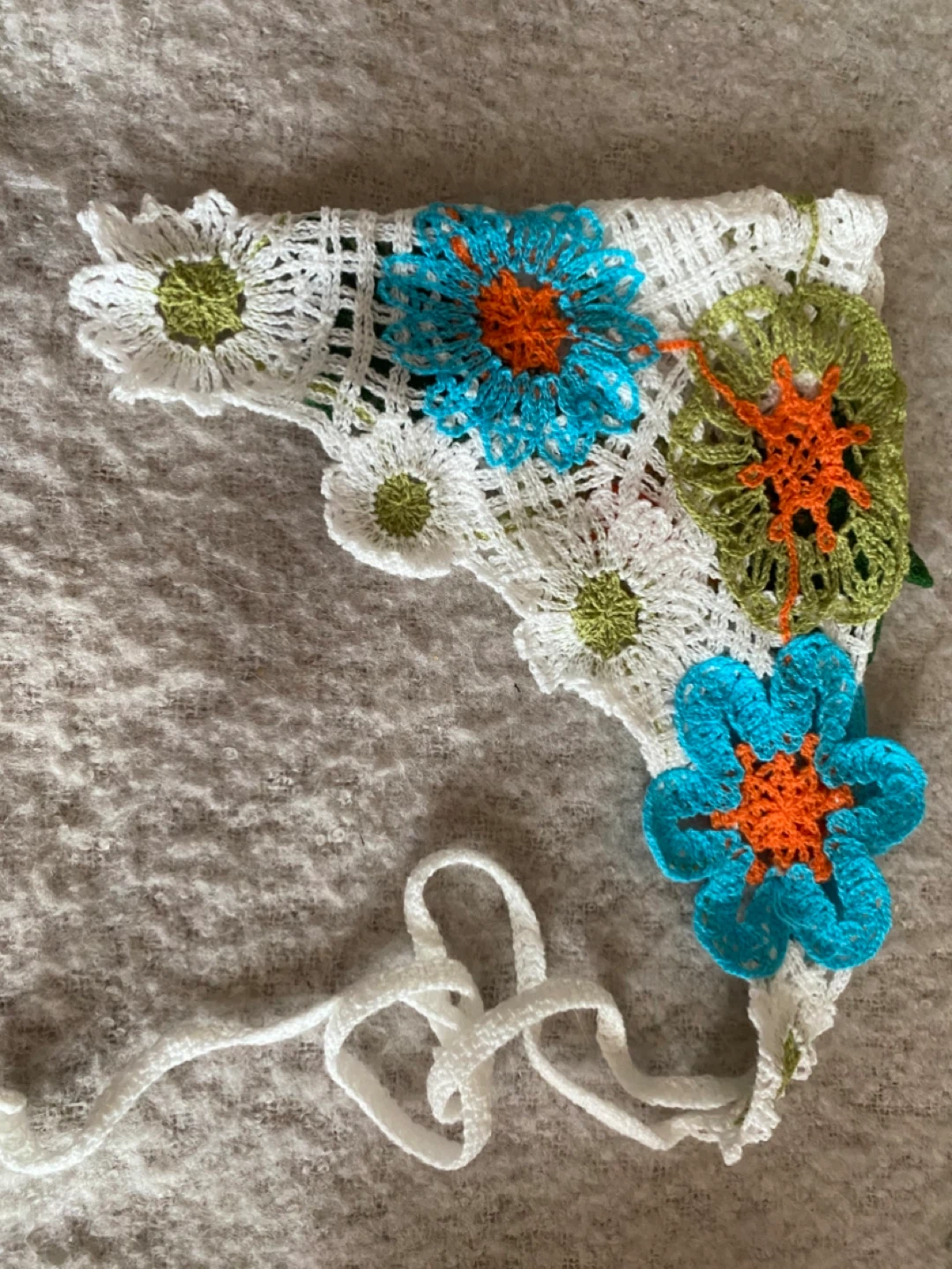 Hand-Crocheted Flower head band