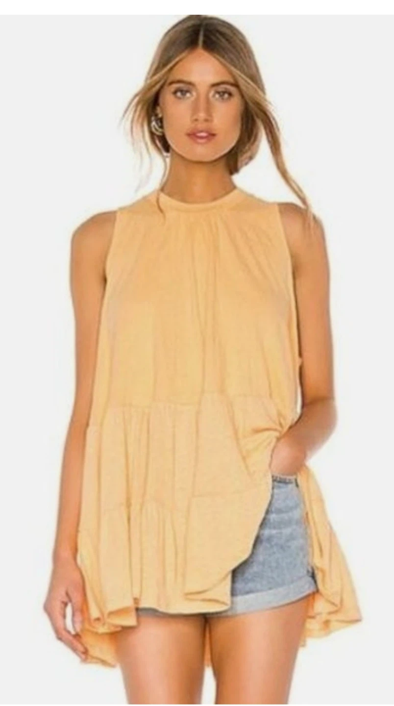 Free People Tiered Peasant Top