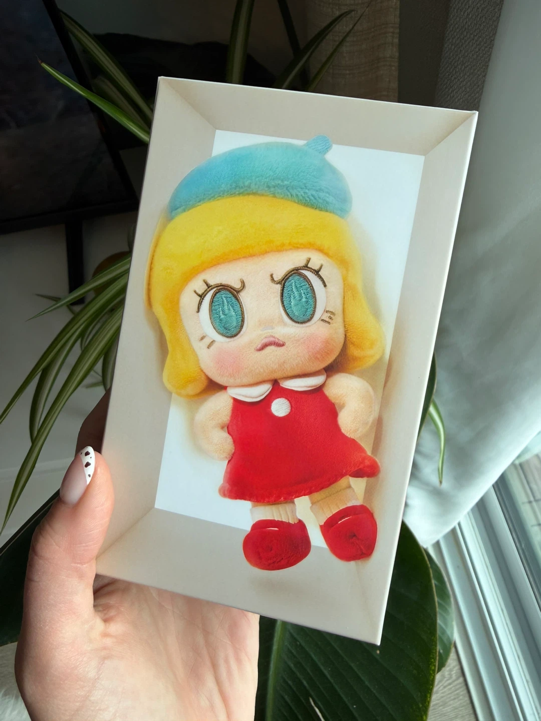 Angry Molly Plush Pendant — Purple Fire