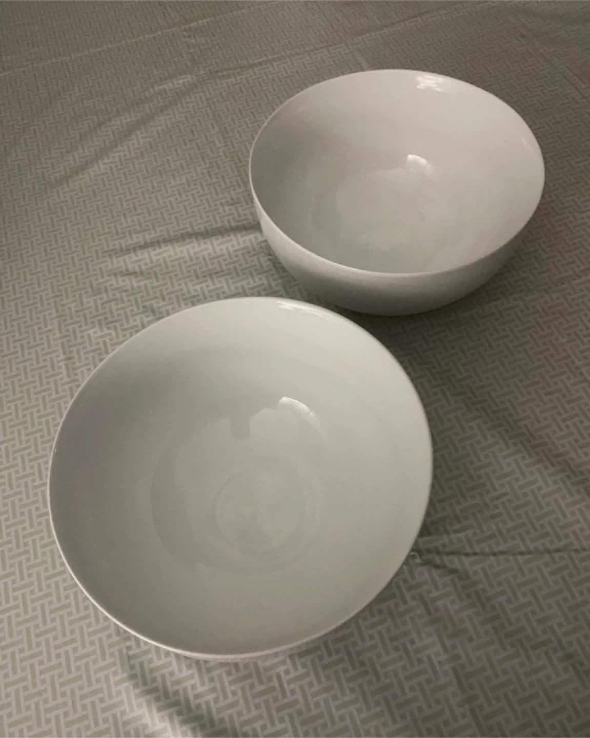 Pier 1 Imports Luminous White Porcelain Bowls (Set of 2)