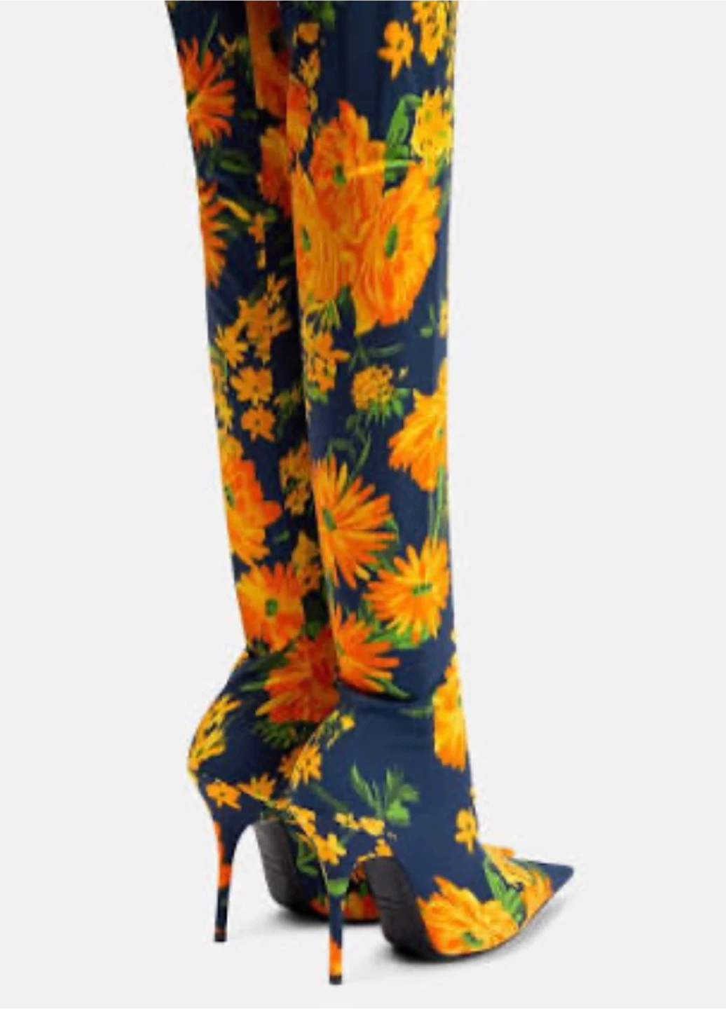 Balenciaga Floral Thigh High Boots - photo 4