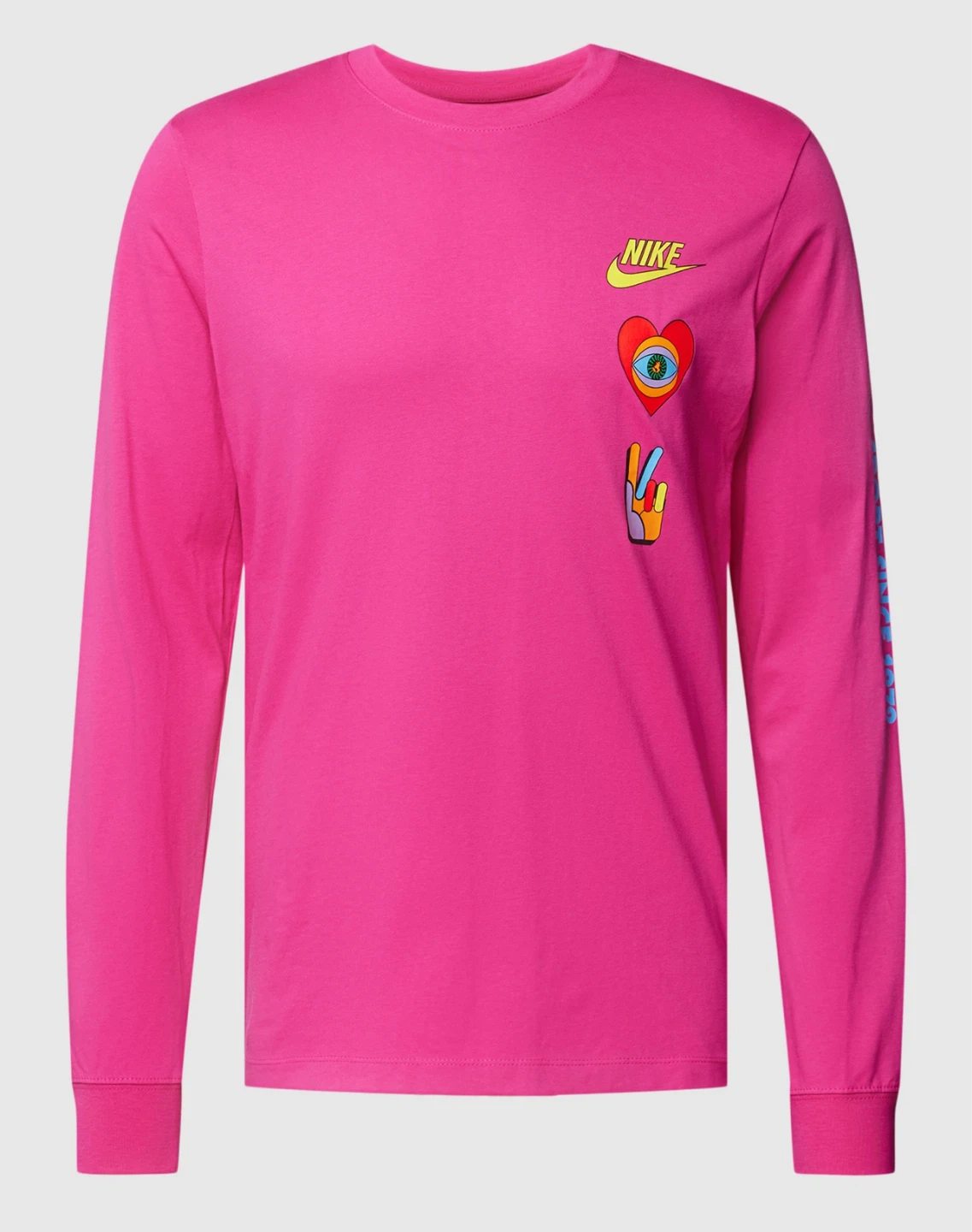 Nike Longsleeve mit Label-Print in pink - photo 4