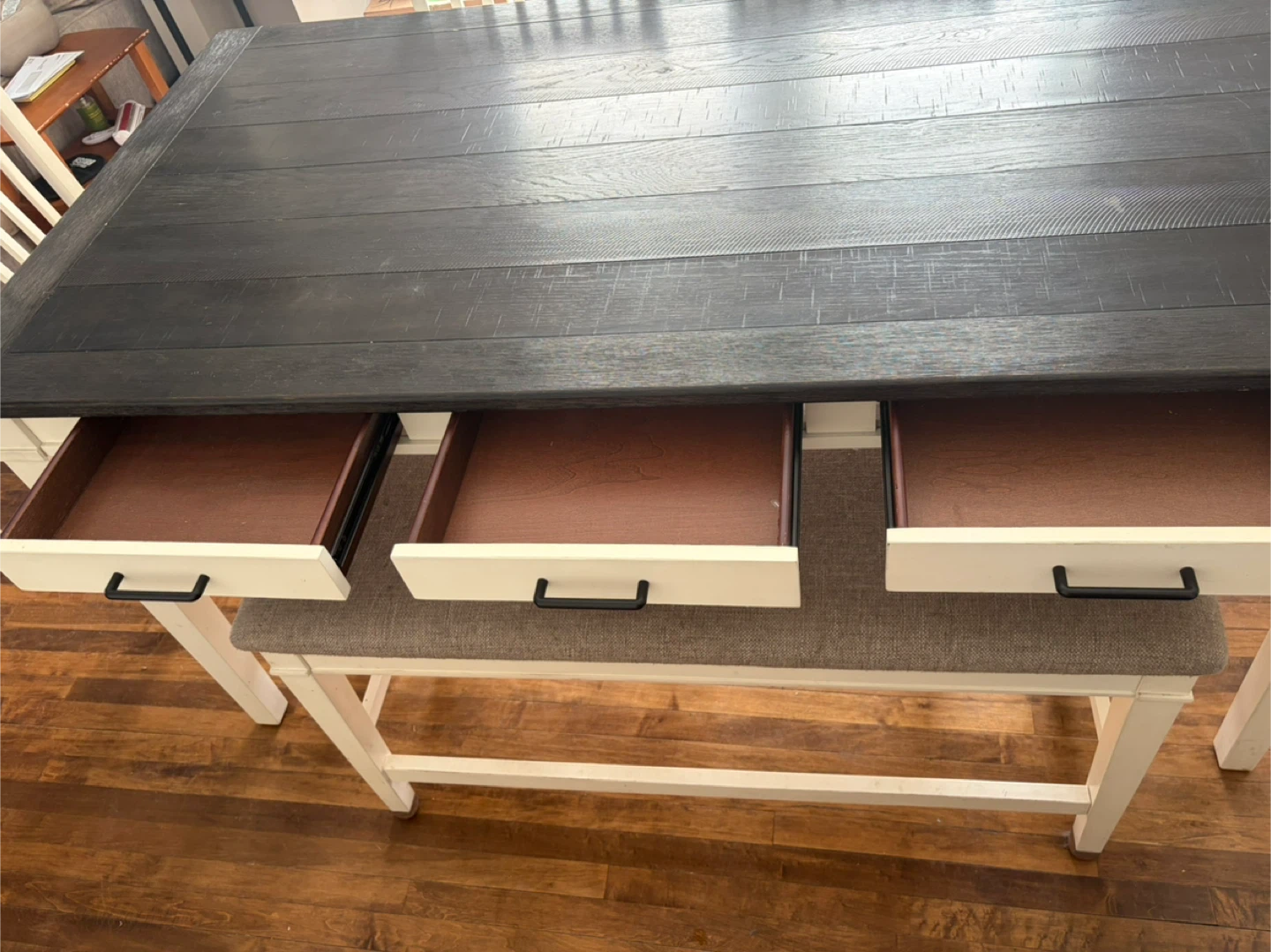 Dining Table Set with Chairs and Bench - photo 5