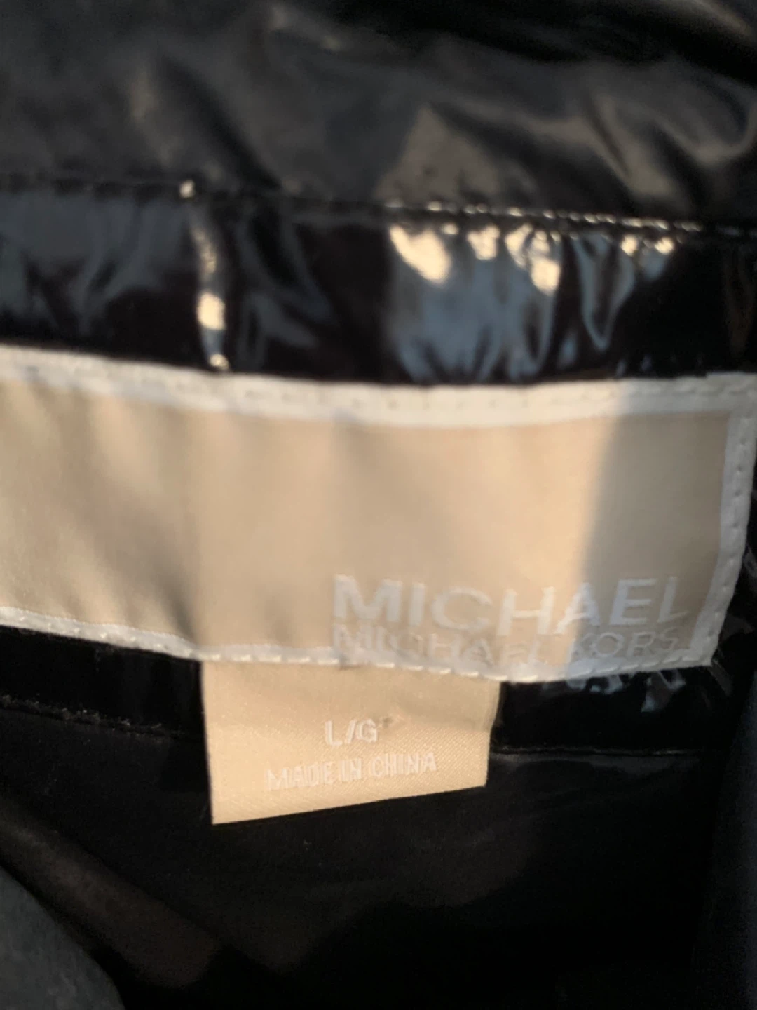 Michael Kors Puffer Coat - Black - Size L - photo 3