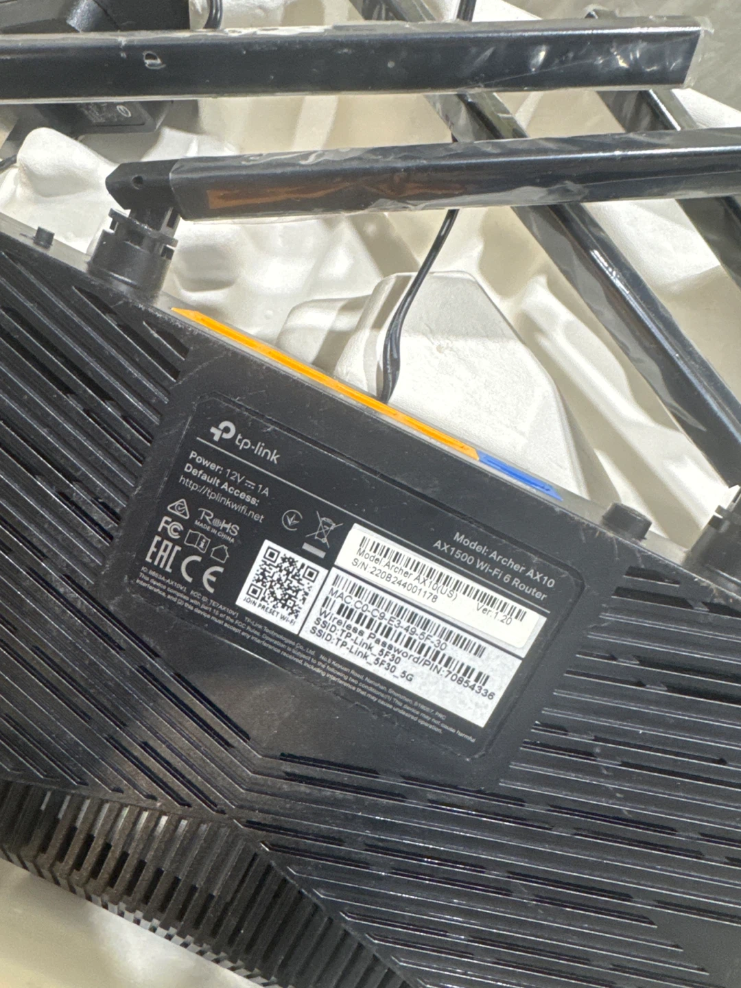 TP-Link Archer AX10 AX1500 Wi-Fi 6 Router - photo 3