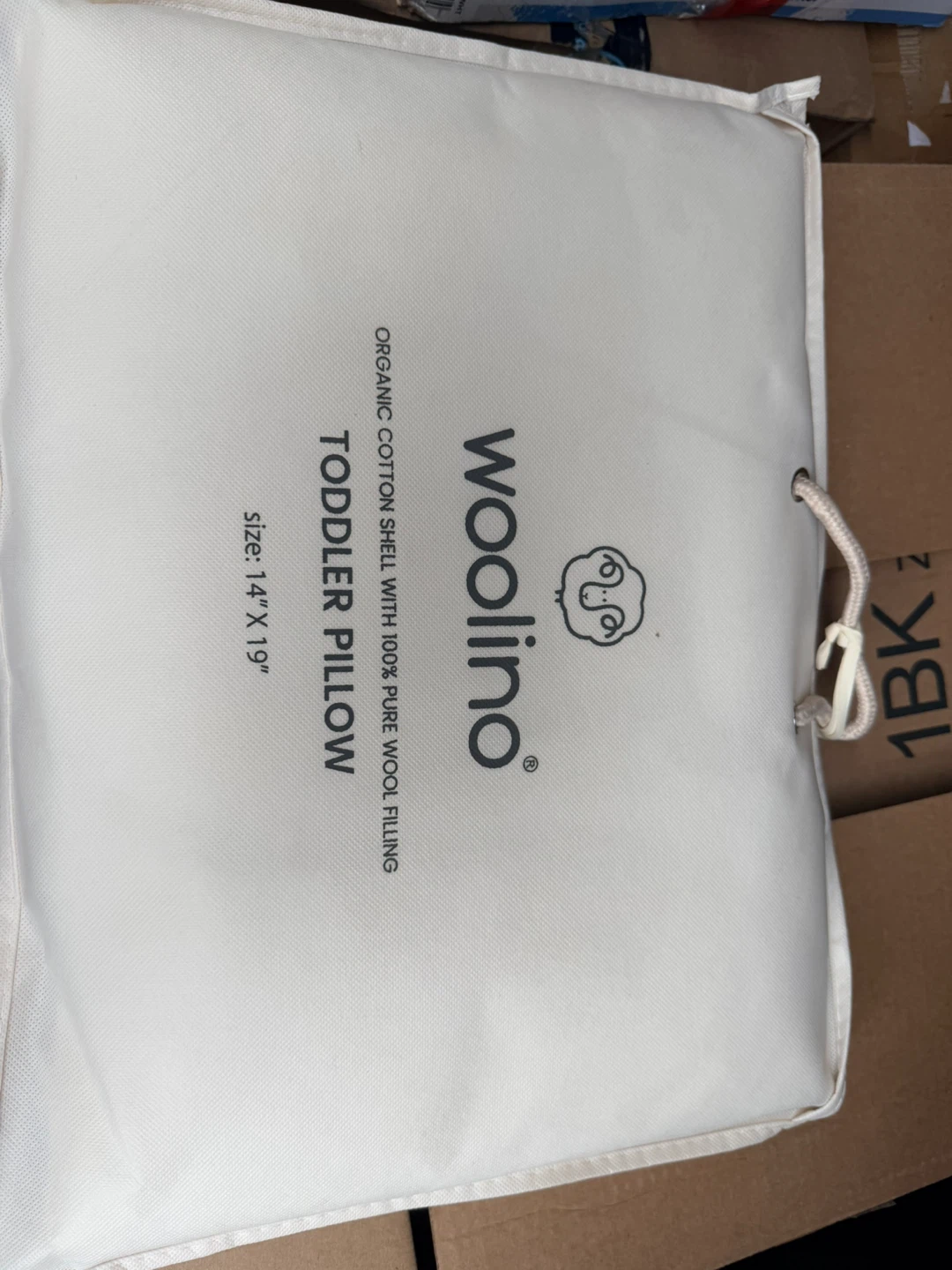 Woolino Toddler Pillow 14" x 19"