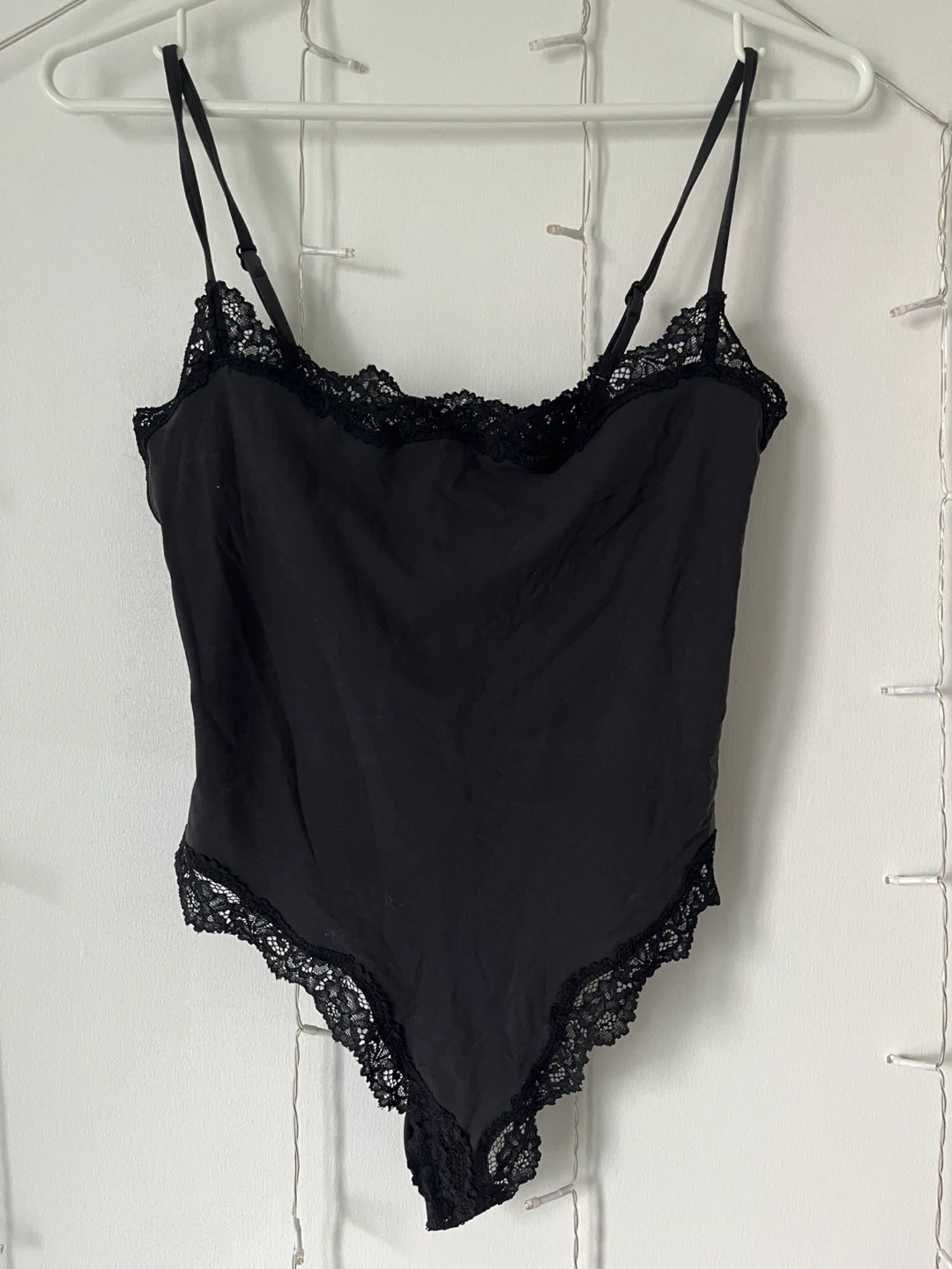 BRAND NEW SKIMS Black Lace Bodysuit S
