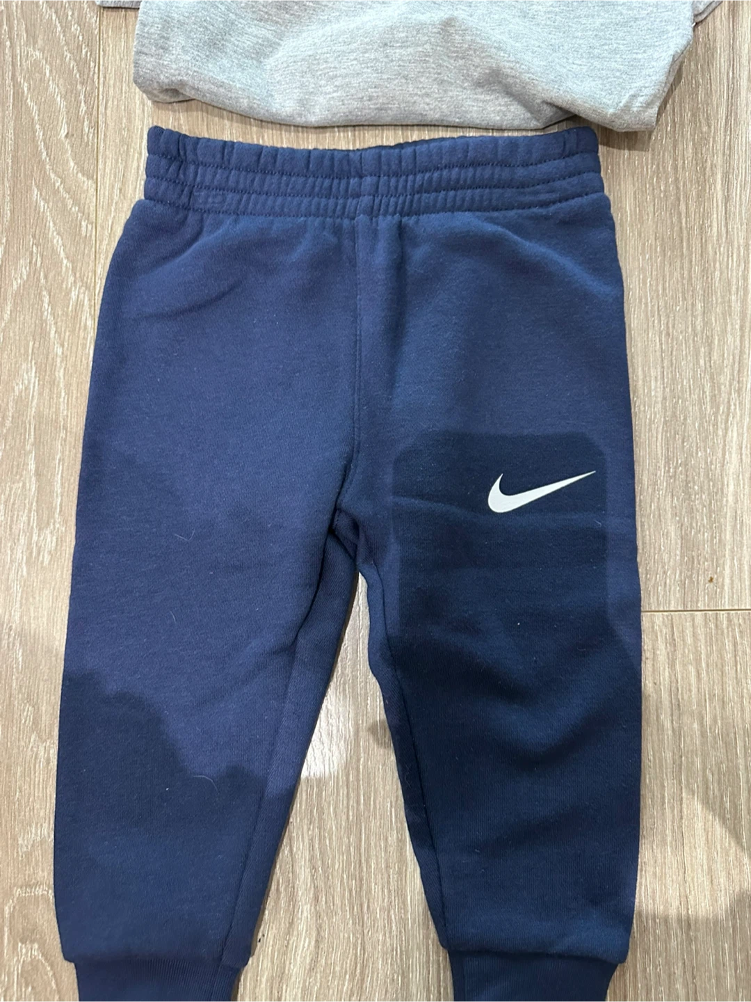 Nike Toddler 2-Piece Just Do It Set Grey/Navy - photo 2