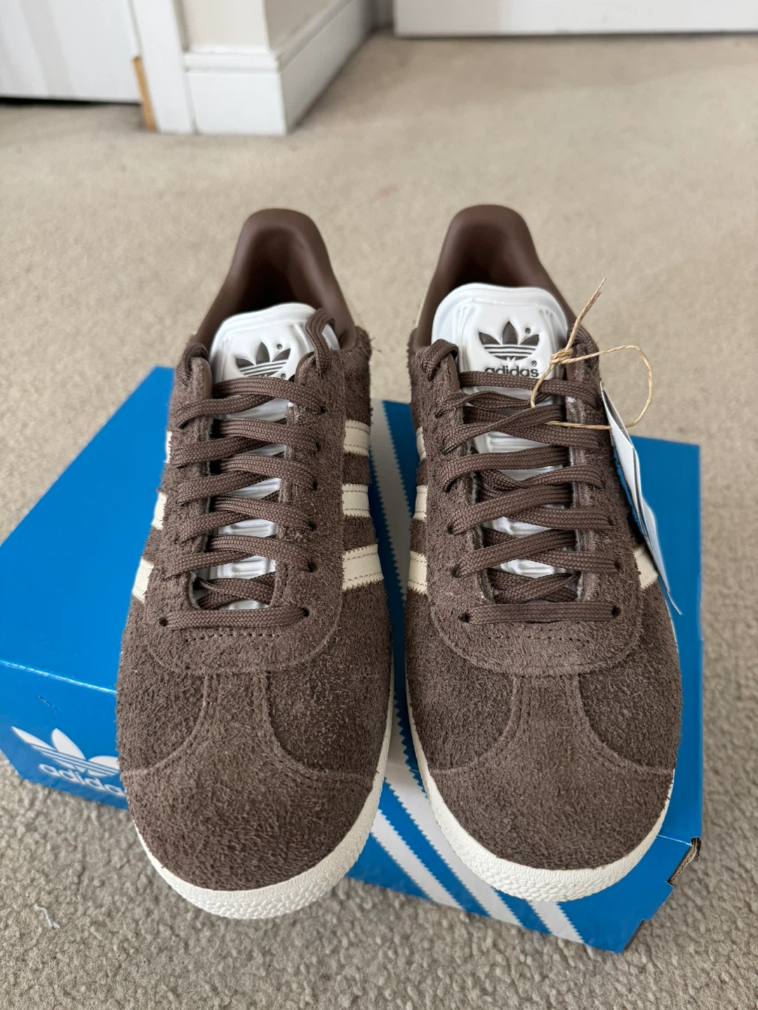 Adidas Gazelle - Earth Strata Wonder White Off White (Size 6.5) - photo 3