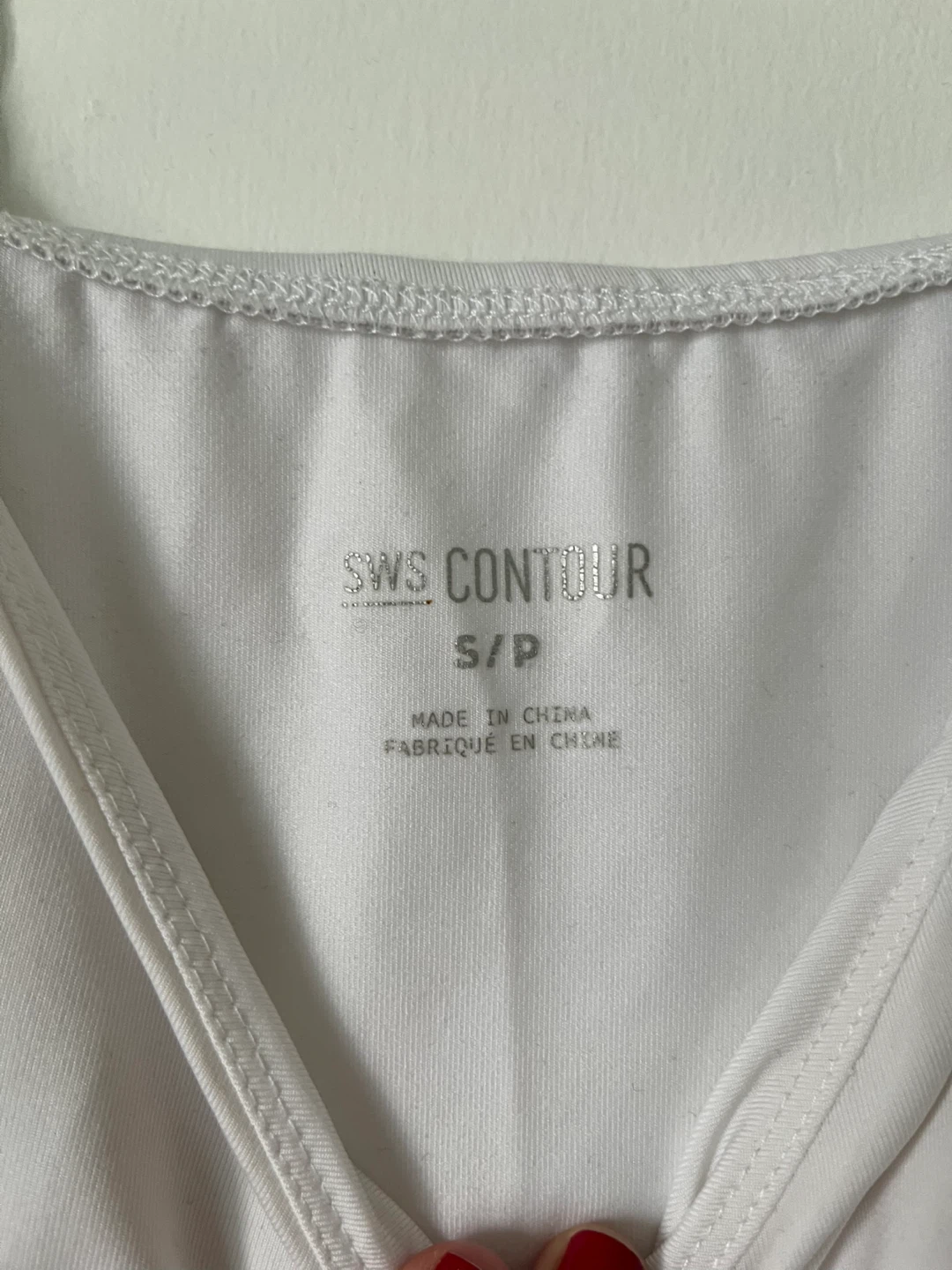 Contour White Bodysuit Size S - photo 2