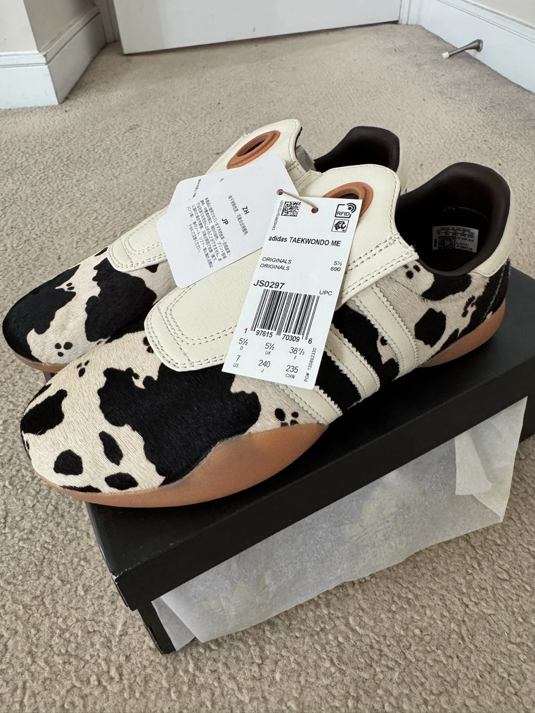 Adidas Taekwando Mei - Cowprint (Size: 7)