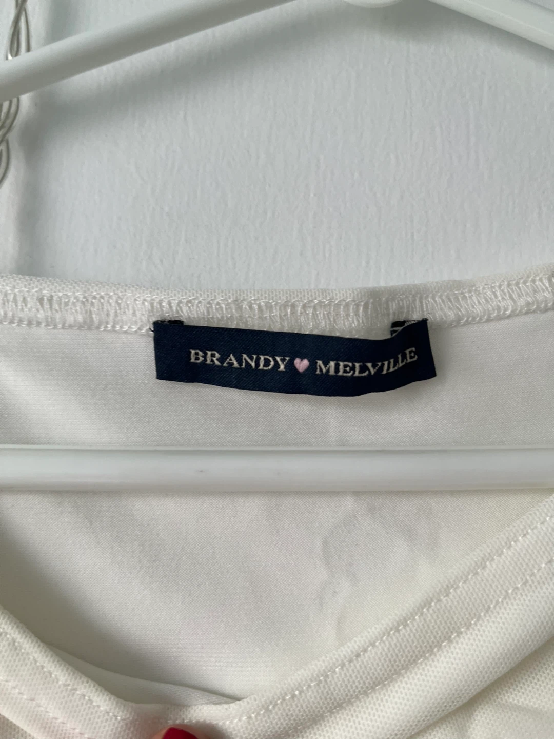 Brandy Melville White Double Lined Tank Top - photo 3