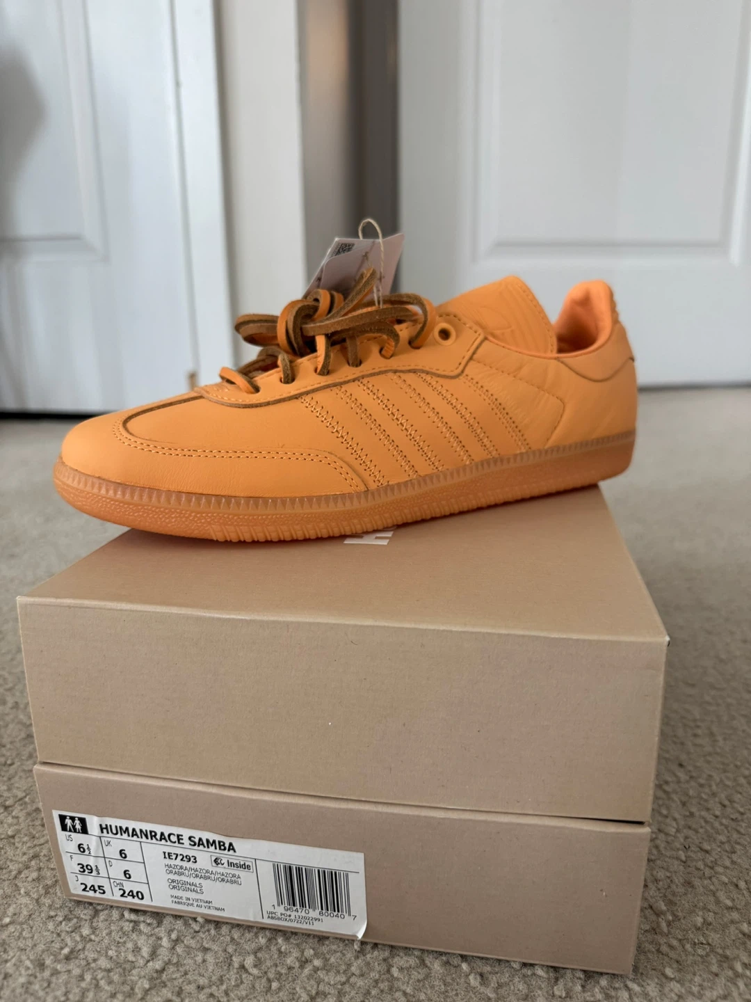 Adidas Samba Pharrell Humanrace - Orange ( Women’s Size: 7.5) - photo 5