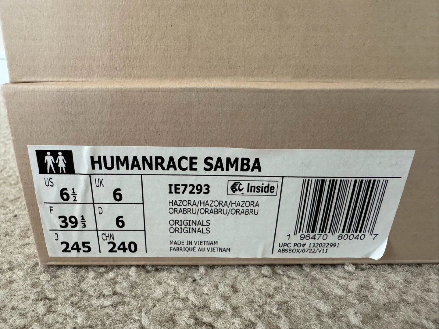 Adidas Samba Pharrell Humanrace - Orange ( Women’s Size: 7.5) - photo 2