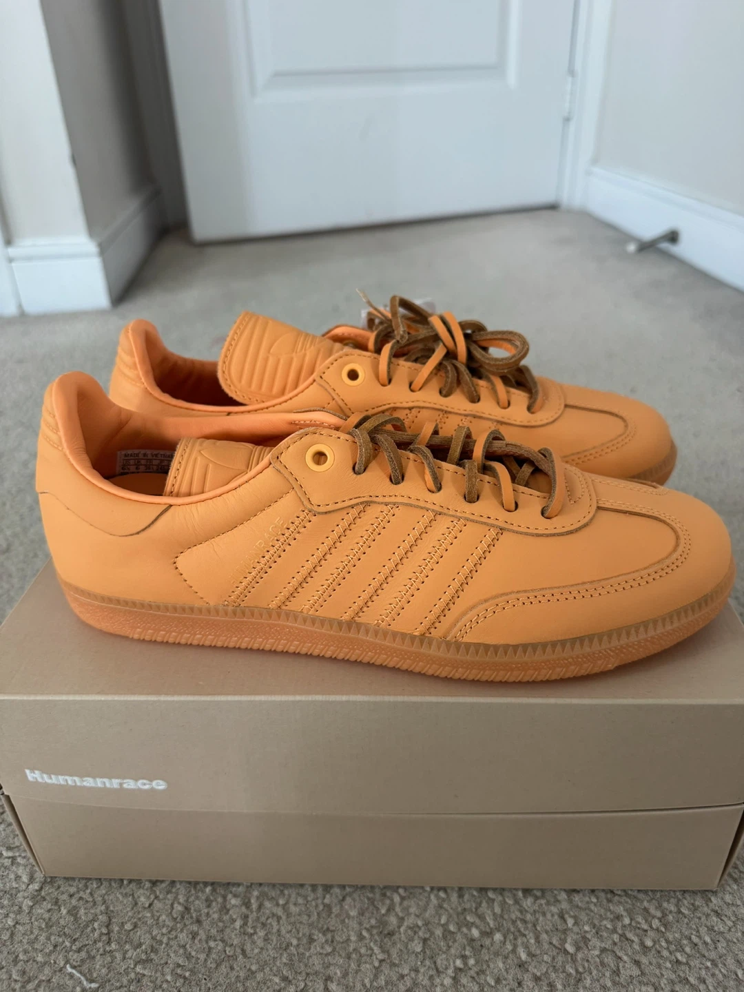Adidas Samba Pharrell Humanrace - Orange ( Women’s Size: 7.5)
