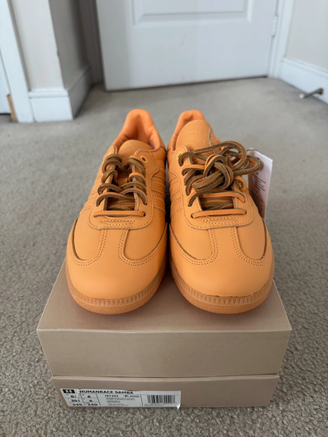 Adidas Samba Pharrell Humanrace - Orange ( Women’s Size: 7.5) - photo 4