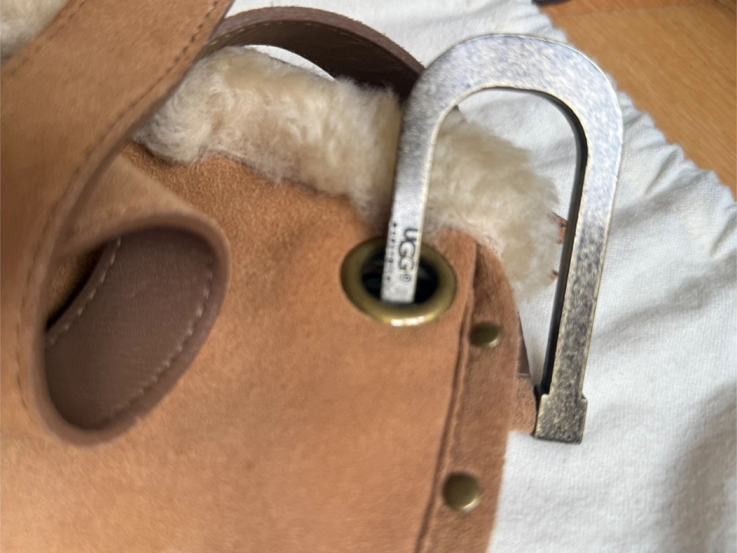 UGG Suede Shoulder and Crossbody  Bag - photo 5