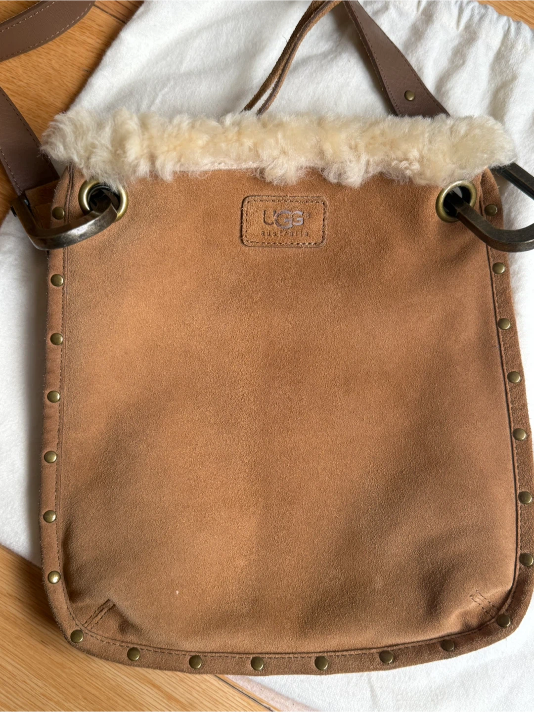 UGG Suede Shoulder and Crossbody  Bag - photo 3
