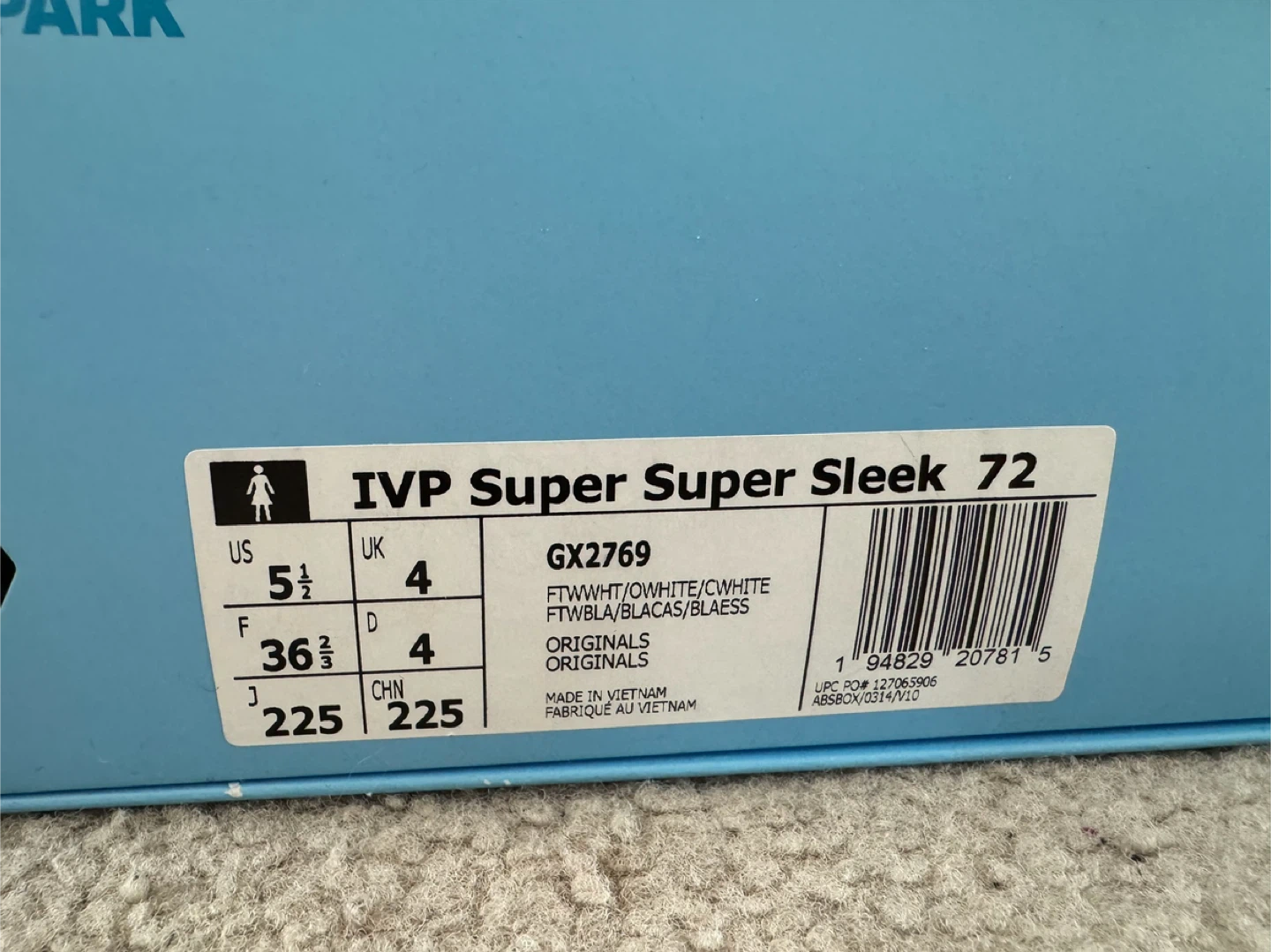 Adidas Ivy Park Super Sleek 72 - Icy White (Women’s Size: 5.5) - photo 4