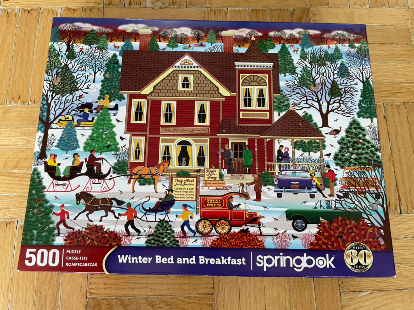 Winter Bed And Breakfast Springbok Jigsaw Puzzle - photo 2