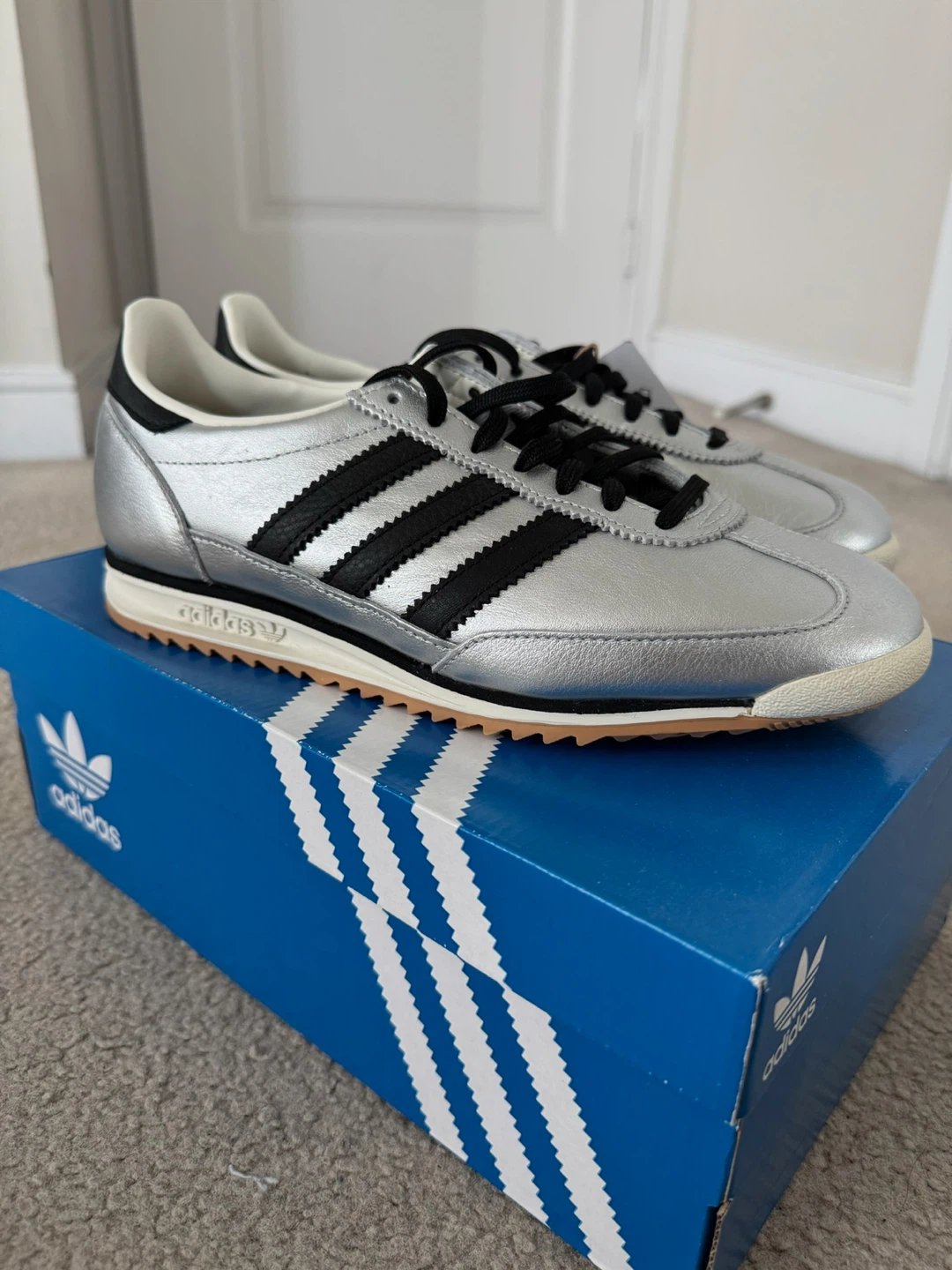 Adidas SL 72 - Silver Metallic Black Gum (Women’s Size: 7.5) - photo 5
