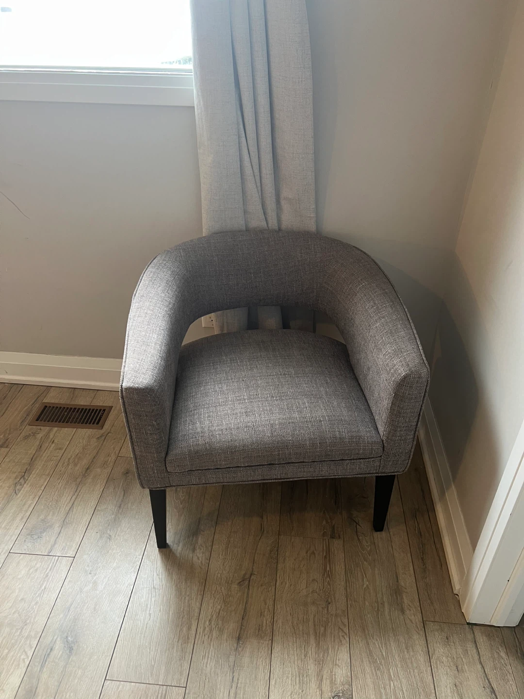 Grey Upholstered Accent Chair - photo 4